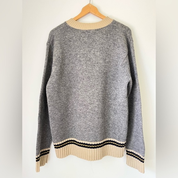 Ralph Lauren Sweater XL Vintage RL 100% Wool Academia Preppy - Picture 2 of 9